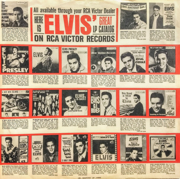 Elvis Presley : Elvis (LP, Album, Mono, RE, Ind)