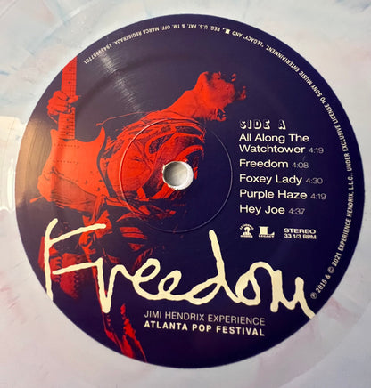 Jimi Hendrix Experience* : Freedom: Atlanta Pop Festival (LP, Album, Ltd, RE, Whi)
