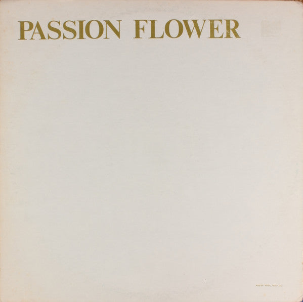 Andrew White : Passion Flower (LP)