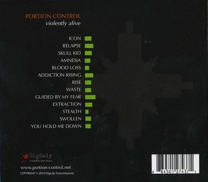 Portion Control : Violently Alive (CD, Album, Red)