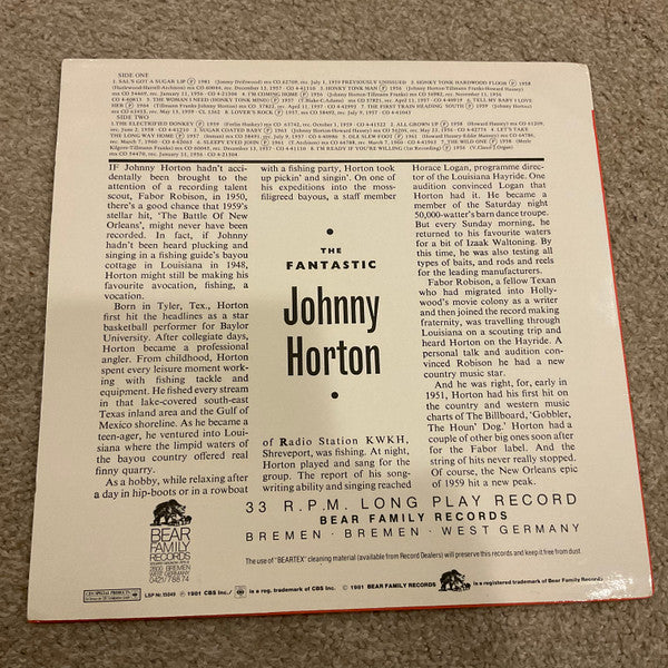 Johnny Horton : Rockin' Rollin' Johnny Horton (LP, Comp)