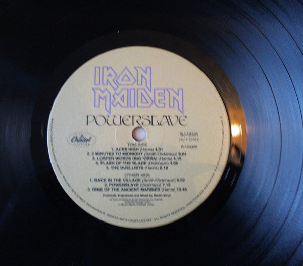 Iron Maiden : Powerslave (LP, Album, Club)