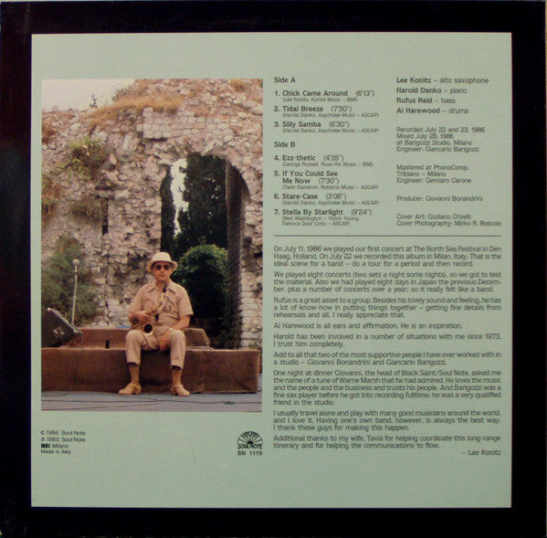 Lee Konitz Quartet* : Ideal Scene (LP, Album)