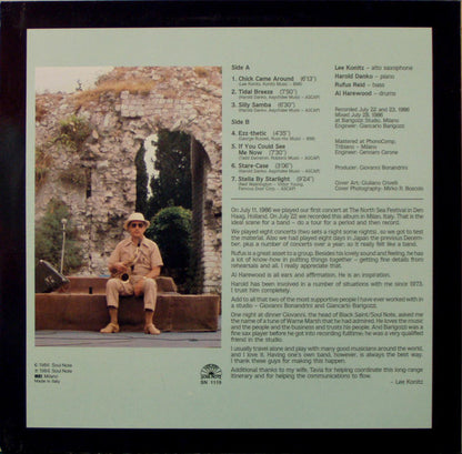 Lee Konitz Quartet* : Ideal Scene (LP, Album)