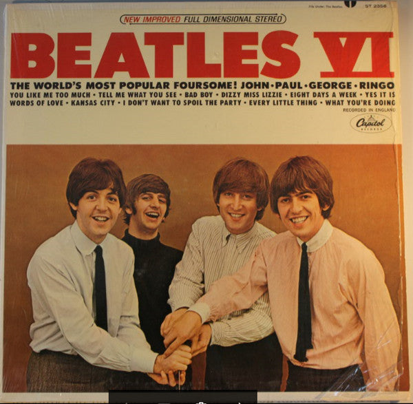 The Beatles : Beatles VI (LP, Album, Scr)