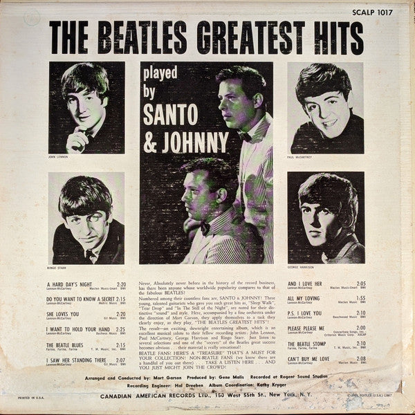 Santo & Johnny : The Beatles Greatest Hits (LP)