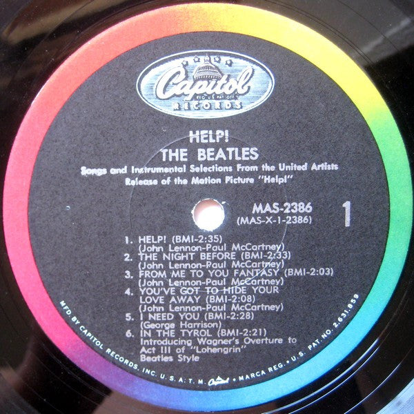 The Beatles : Help! (Original Motion Picture Soundtrack) (LP, Album, Mono, Los)