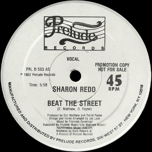 Sharon Redd : Beat The Street (12", Promo)