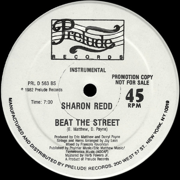 Sharon Redd : Beat The Street (12", Promo)