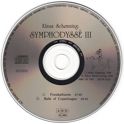 Klaus Schønning : Symphodyssé III (CD, Album)