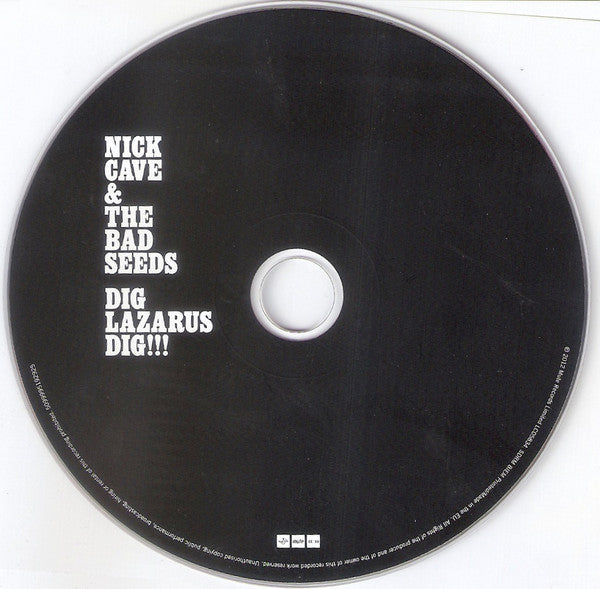 Nick Cave & The Bad Seeds : Dig, Lazarus, Dig!!! (CD, Album, RM + DVD-V, Multichannel, NTSC + Col)