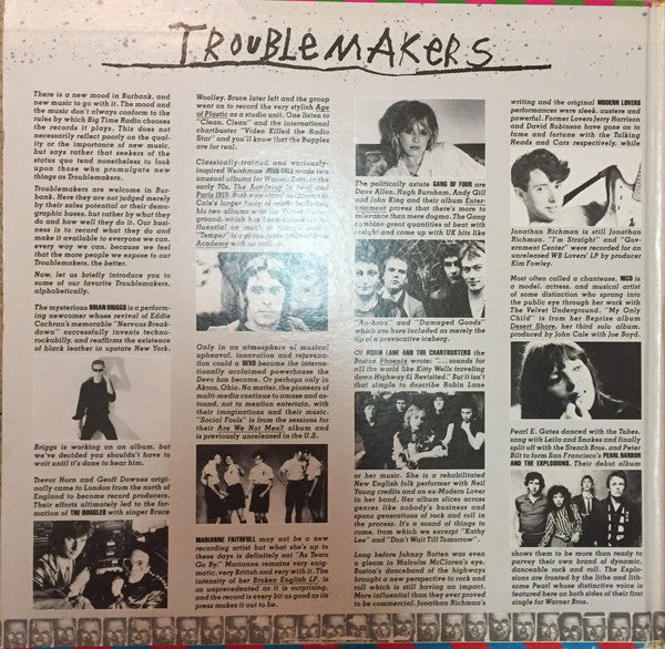 Various : Troublemakers (2xLP, Comp, Smplr, All)