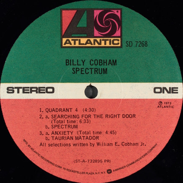 Billy Cobham : Spectrum (LP, Album, RE, PR )