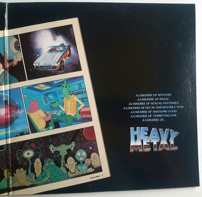 Various : Heavy Metal - Music From The Motion Picture (2xLP, Album, Comp, CP )