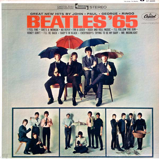 The Beatles : Beatles '65 (LP, Album, Scr)