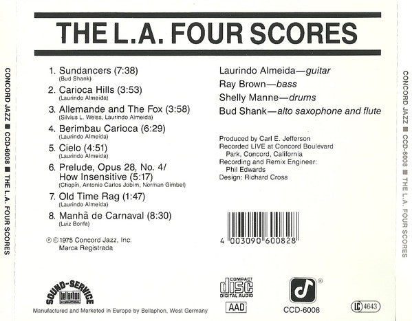 The L.A. Four* : The L.A. Four Scores! (CD, Album)