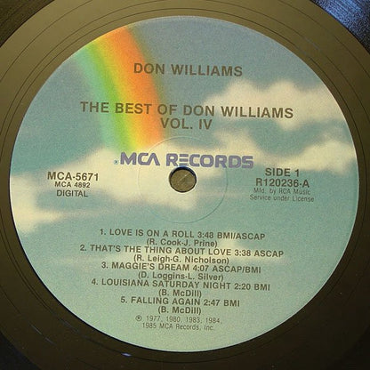 Don Williams (2) : Greatest Hits Volume IV (LP, Comp, Club)