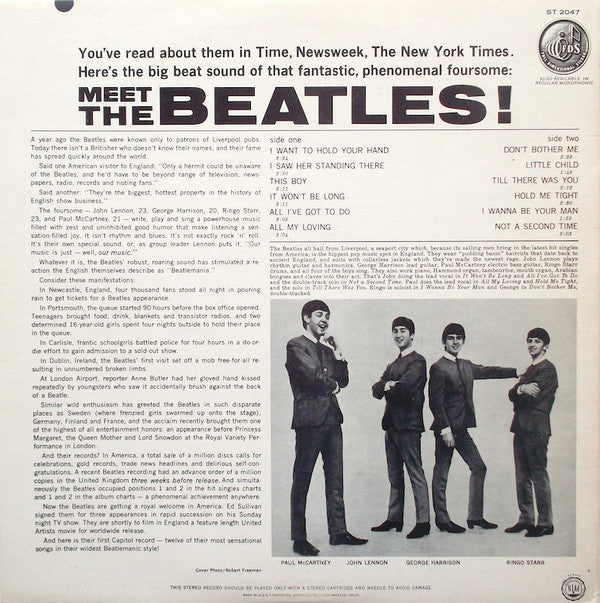 The Beatles : Meet The Beatles! (LP, Album)