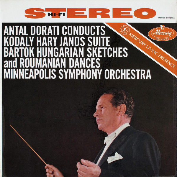 Antal Dorati Conducts Kodály* / Bartók*, Minneapolis Symphony Orchestra : Háry János Suite / Hungarian Sketches And Roumanian Dances (LP)