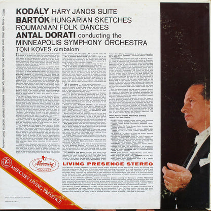 Antal Dorati Conducts Kodály* / Bartók*, Minneapolis Symphony Orchestra : Háry János Suite / Hungarian Sketches And Roumanian Dances (LP)