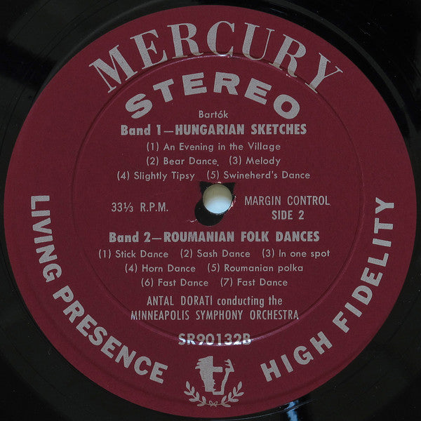 Antal Dorati Conducts Kodály* / Bartók*, Minneapolis Symphony Orchestra : Háry János Suite / Hungarian Sketches And Roumanian Dances (LP)