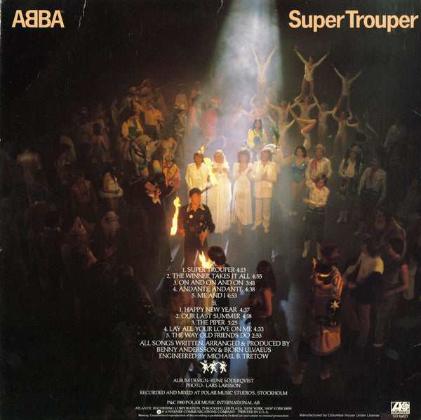 ABBA : Super Trouper (LP, Album, Club)