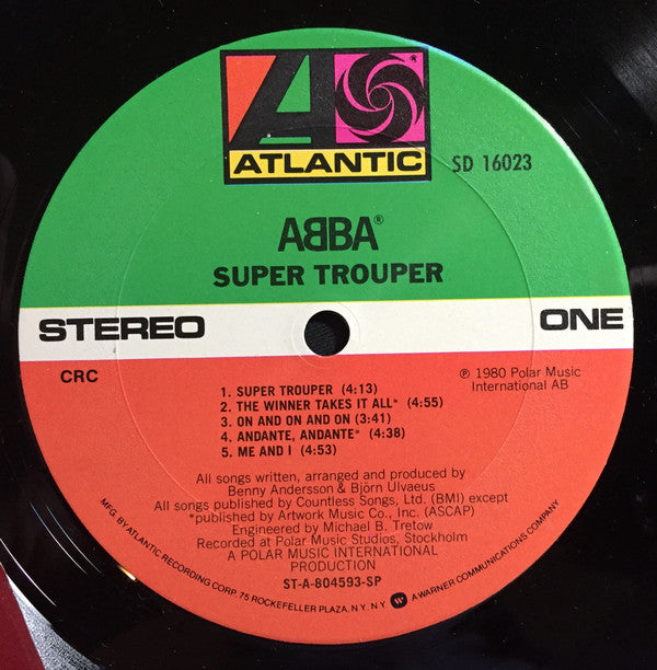 ABBA : Super Trouper (LP, Album, Club)