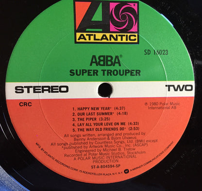 ABBA : Super Trouper (LP, Album, Club)