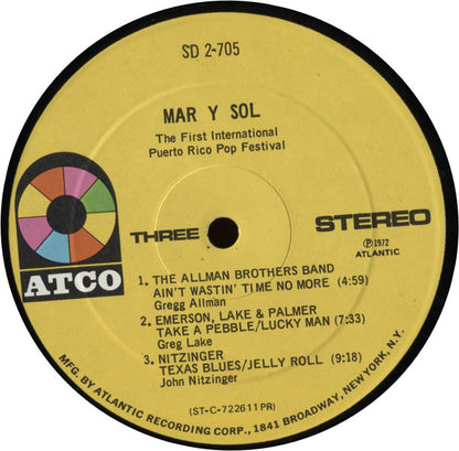 Various : Mar Y Sol - The First International Puerto Rico Pop Festival (2xLP, Album, Pre)