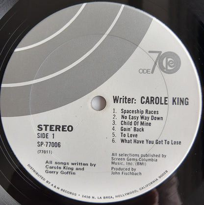Carole King : Writer: Carole King (LP, Album, Ter)