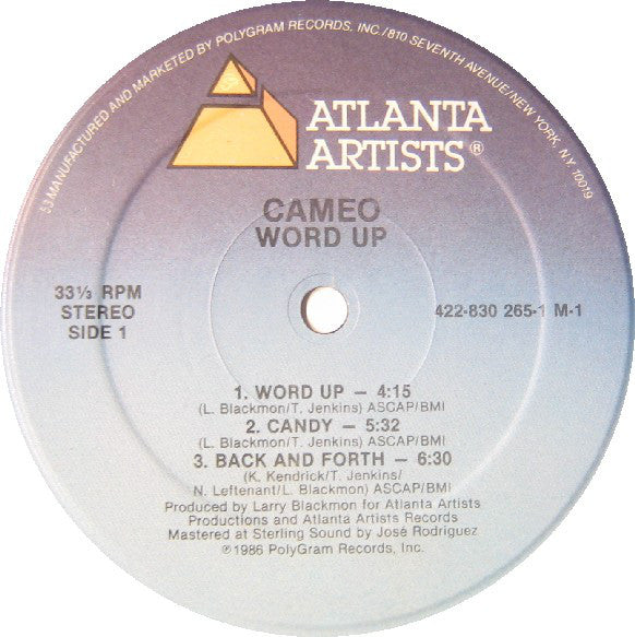 Cameo : Word Up! (LP, Album, 53-)