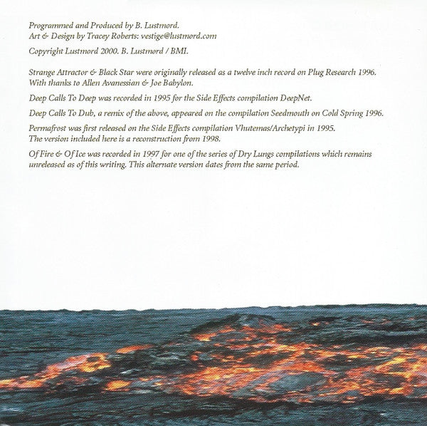 Lustmord : Purifying Fire (CD, Comp)