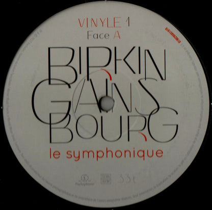 Jane Birkin : Birkin Gainsbourg - Le Symphonique (2xLP, Album)