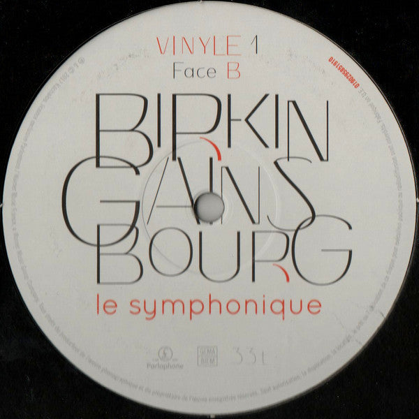 Jane Birkin : Birkin Gainsbourg - Le Symphonique (2xLP, Album)