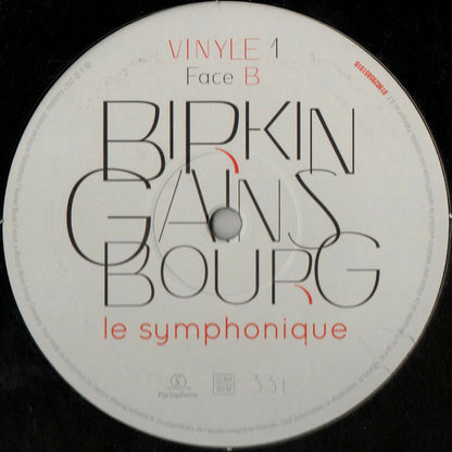 Jane Birkin : Birkin Gainsbourg - Le Symphonique (2xLP, Album)