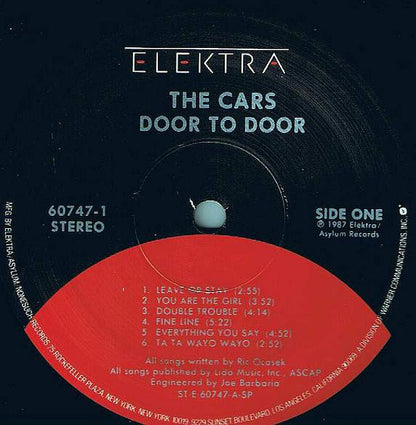 The Cars : Door To Door (LP, Album)