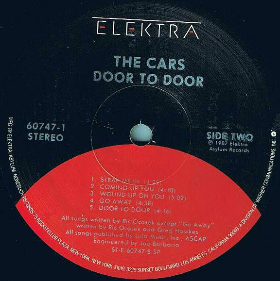 The Cars : Door To Door (LP, Album)