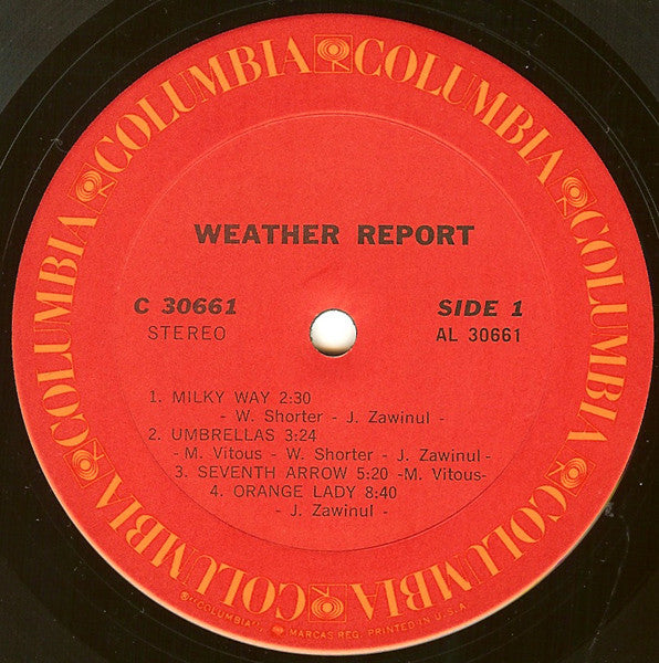 Weather Report : Weather Report (LP, Album, Pit)