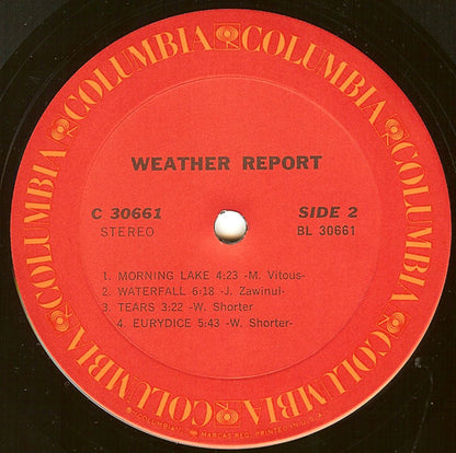 Weather Report : Weather Report (LP, Album, Pit)