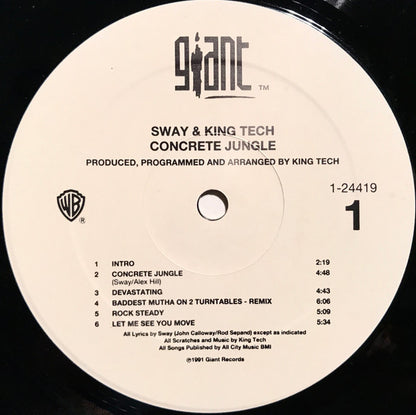 Sway & King Tech : Concrete Jungle (LP, Album)