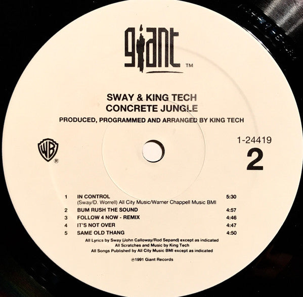 Sway & King Tech : Concrete Jungle (LP, Album)