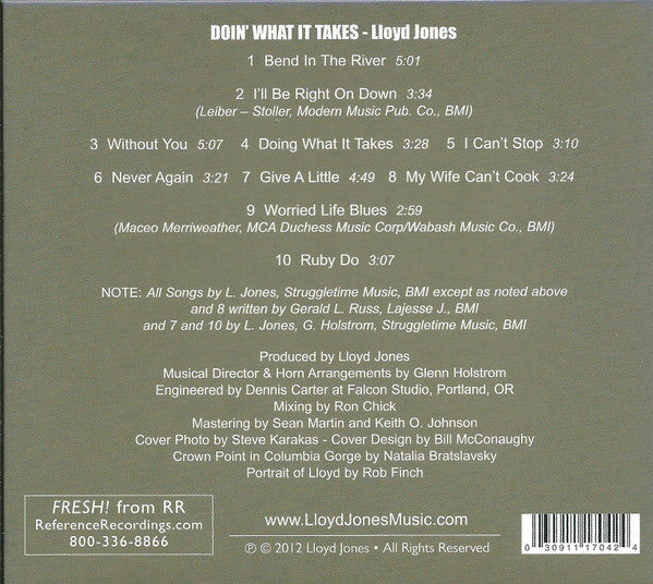 Lloyd Jones : Doin' What It Takes (HDCD, Album)