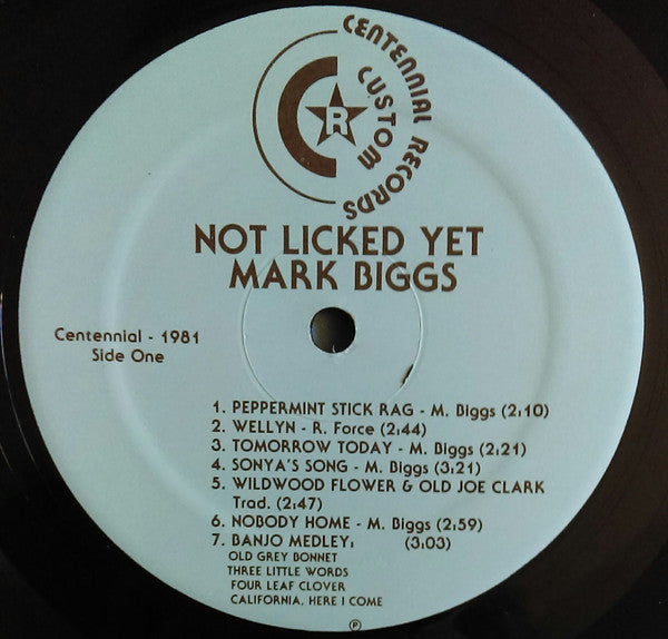 Mark Biggs (2) : Not Licked Yet (LP)