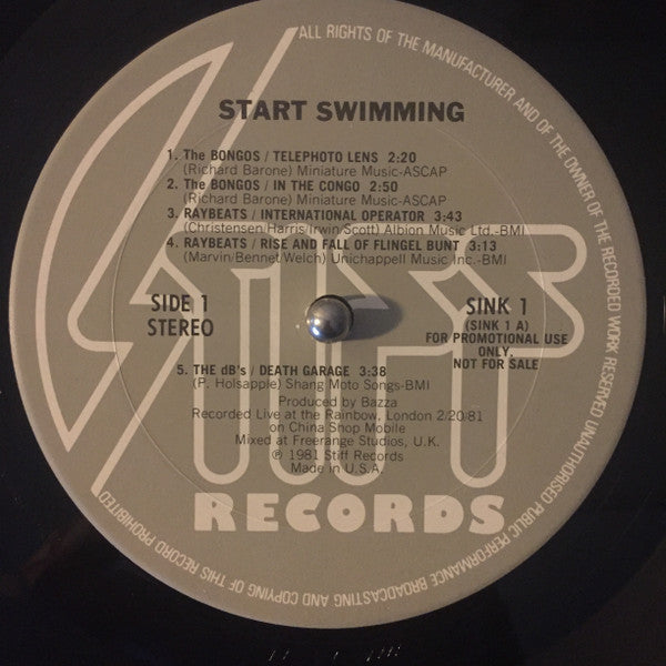 Various : Start Swimming (LP, Album, Comp, Promo)