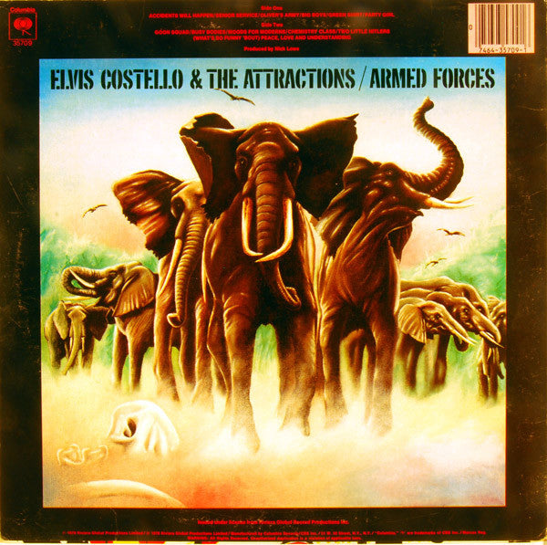 Elvis Costello & The Attractions : Armed Forces (LP, Album, Pit)