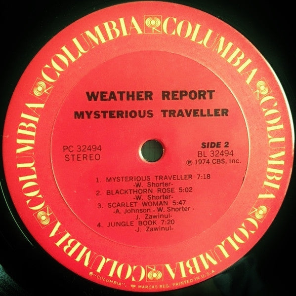 Weather Report : Mysterious Traveller (LP, Album)