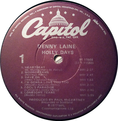 Denny Laine : Holly Days (LP, RP, Pur)