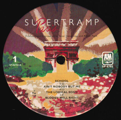 Supertramp : Paris (2xLP, Album, Club, CRC)