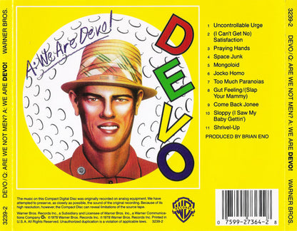 Devo : Q: Are We Not Men? A: We Are Devo! (CD, Album, RE)