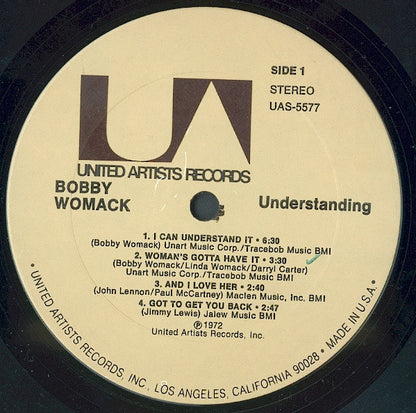 Bobby Womack : Understanding (LP, Album, Ter)